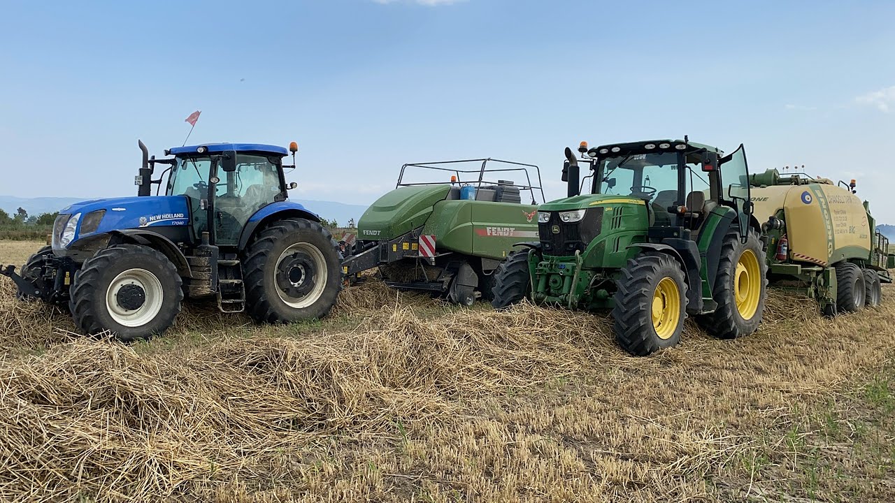 BÜYÜK BALYA BASMA YARIŞI NEW HOLLAND & FENDT & JOHN DEERE & KRONE