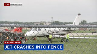 Small plane crashes at Wheeling airport; no injuries reported