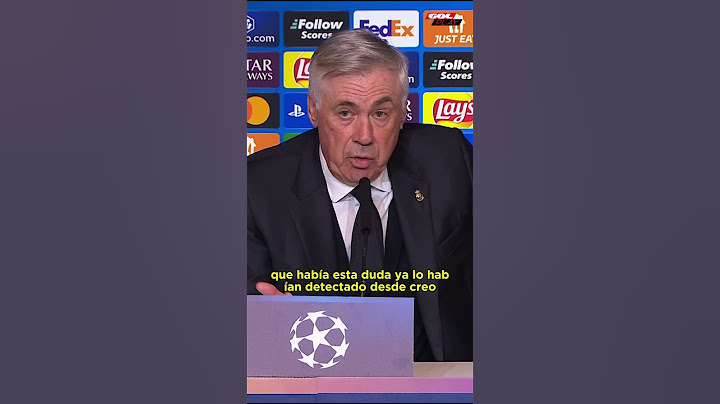 👀 "Yo creo que sí que toca con el pie izquierdo", Ancelotti #shorts