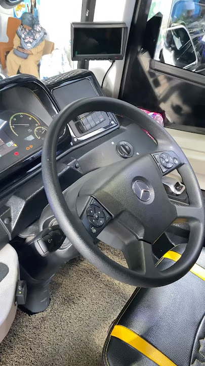Instrumen Cluster   Steering Wheel Mercedes Benz 0500 RSD 2445 450 HP Euro 5 #busmania #mercy #bus