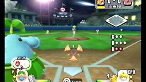 Mario Super Sluggers - Mario vs. Peach (1/2)