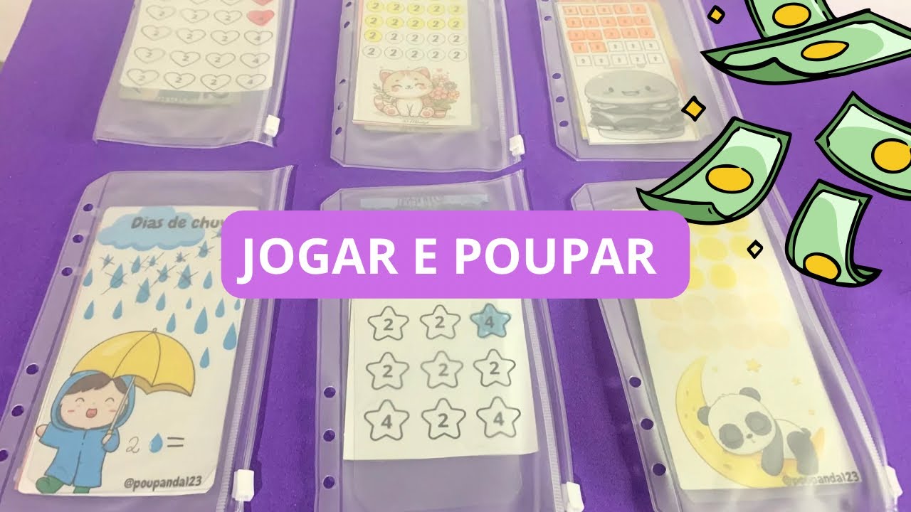 JOGAR E POUPAR- Técnica dos envelopes 