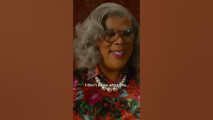Imagine being bold enough to talk back to Madea 😳 🤣 💀  | 🎥: Tyler Perry's Madea's Witness Protection