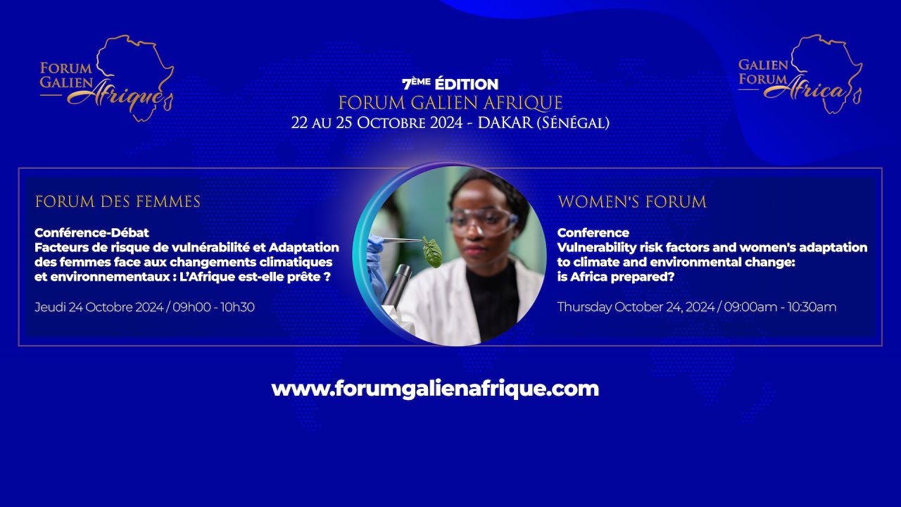FORUM DES FEMMES - Conférence-Débat : Facteurs de risque de vulnérabilité et Adaptation des femmes..