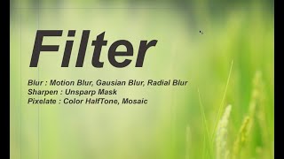 การใช้ Filter ใน Photoshop- By WebWithWP.com