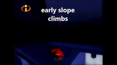 The incredibles early slope climb explained