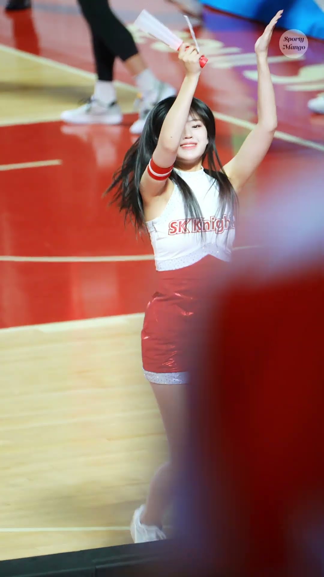 서울 SK 나이츠 이은지 치어리더 관중 맞이 웰컴 응원 모습 | 231120 Cheerleader Fancam