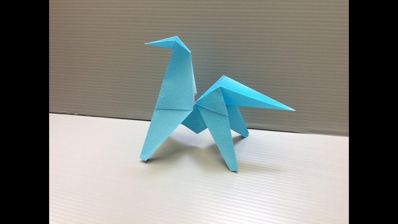 Daily Origami 090 Flipping Horse YouTube