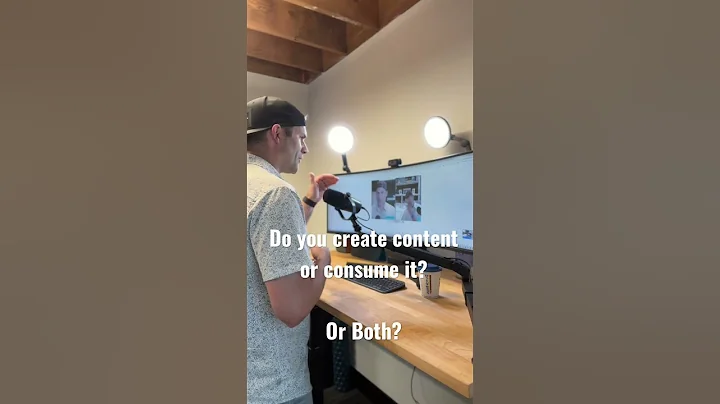 Do you create content, consume content or both?