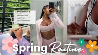 GLOW UP DIARIES | healthy + productive *SPRING* reset routine, cycle synching, self care rituals,