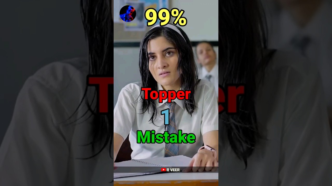 Every Topper 1 Mistake 🤔 Study Motivational Story #studymotivation #school