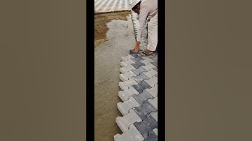 Interlock installation on unique way #skills #shorts #foryou #viral