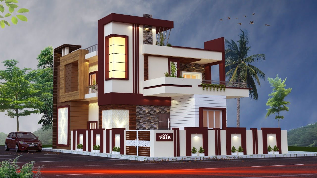 30 40 East Face Duplex House Plan With 3d Front Elevation YouTube