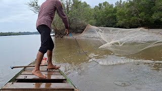 MENJALA UDANG LANJUT MEMANCING DI MUARA BEBANIR