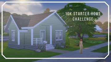 10k Starter Home Challenge | The Sims 4: Speed Build