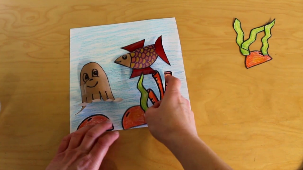 underwater craft for kids - יצירה לילדים - YouTube