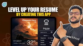 🔴 Create Live Search Weather App using React JS  | With Source Code | Newton School screenshot 5