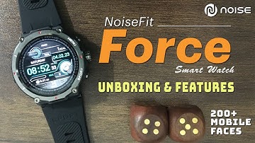NoiseFit Force Unboxing and Features | Rugged Round Dial Smart Watch | Bluetooth Calling Smart Watch