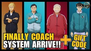 NEW GIFT CODE + HOW THE COACH SYSTEM WORK - HAIKYU!! FLT HIGH