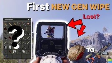 First New Gen Wipe -Rust Console