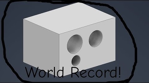 Rectangle With 3 Holes (World Record Speedrun!)