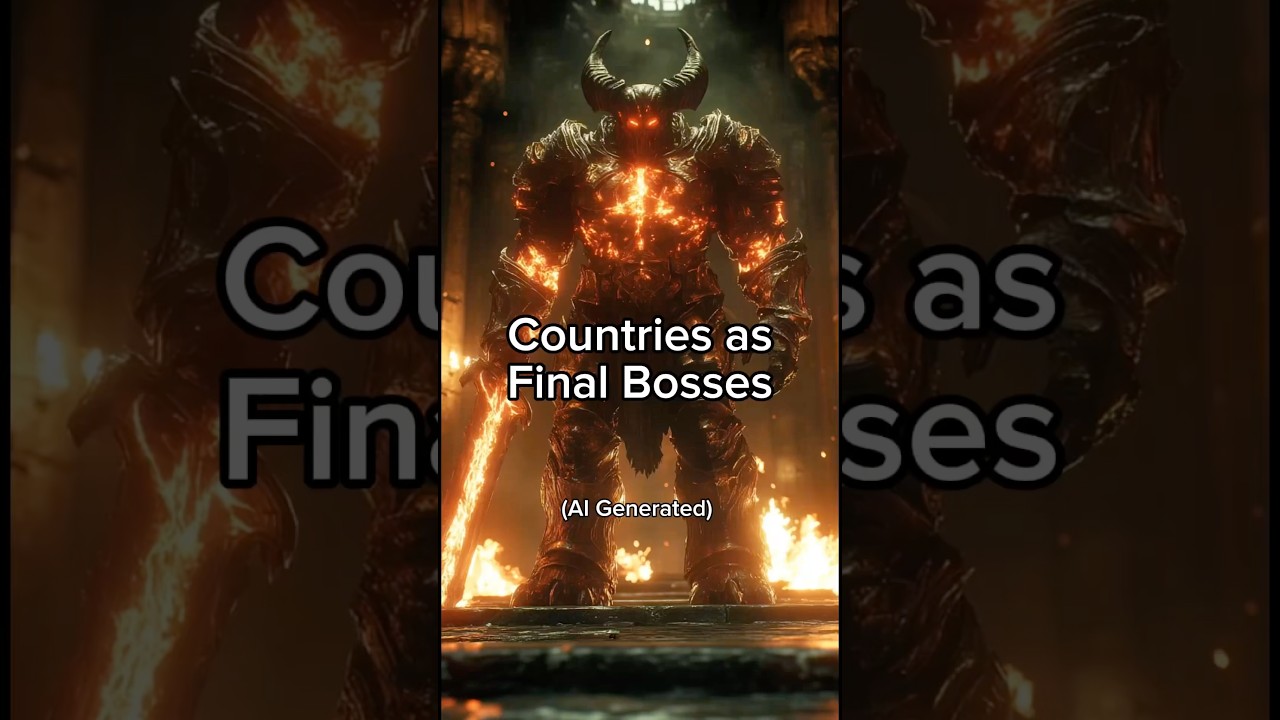 Countries as Final Bosses | Ai Generated