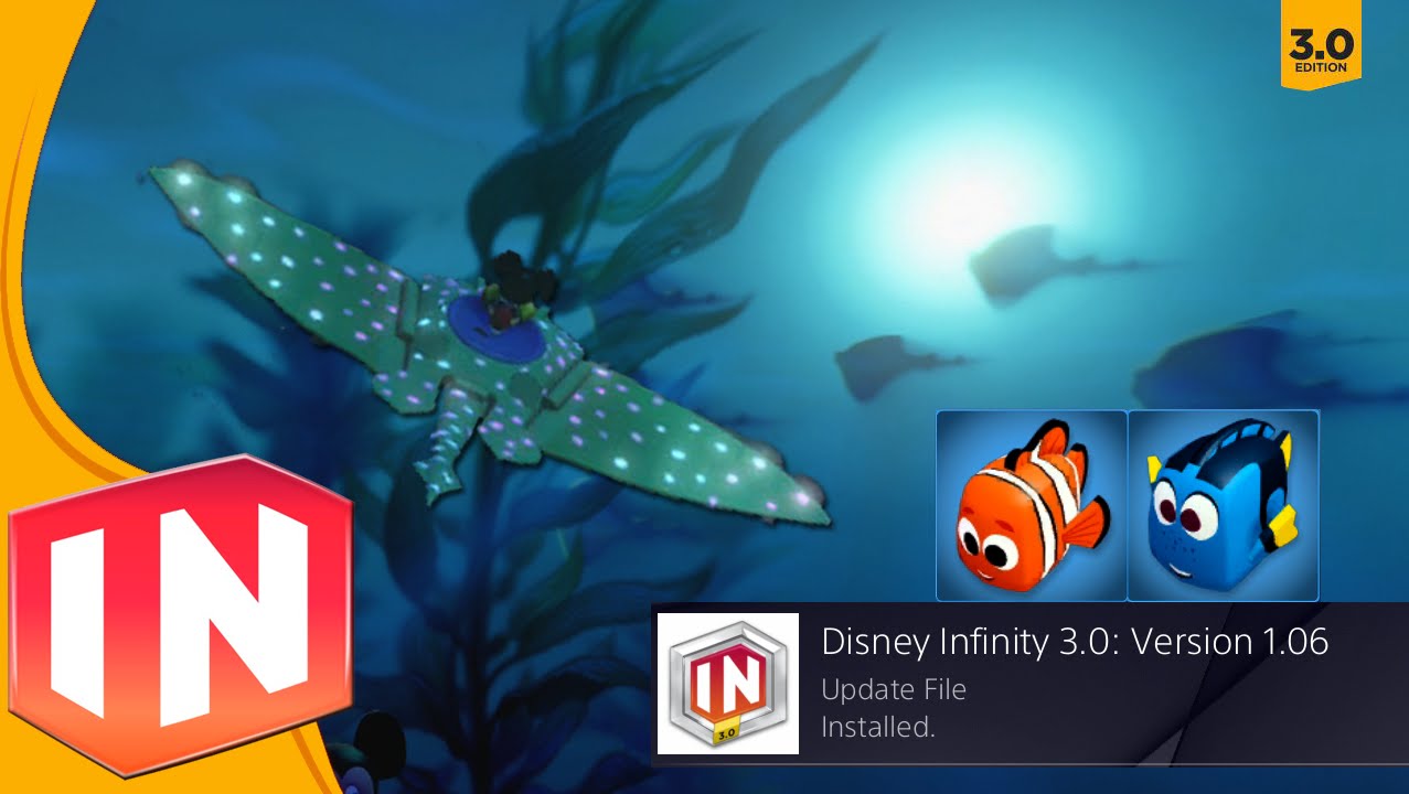 Disney Infinity 3.0 — подробности нового патча: подводная механика, новые игрушки и функции Toybox