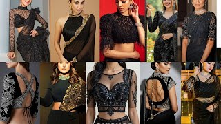 Black🔥 Blouse Design 2026| black net blouse design| black saree blouse design #2026​ #blouse​ 