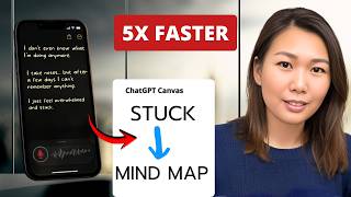 HOW TO MIND MAP 5X FASTER Using ChatGPT Canvas (Save 20 Hours)