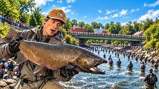 48hrs fishing Americas most crowded river