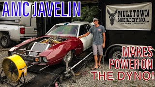 Our 1972 AMC Javelin Racecar Hits the Dyno! What Kind of Power Will It Make After Sitting 40 Years!