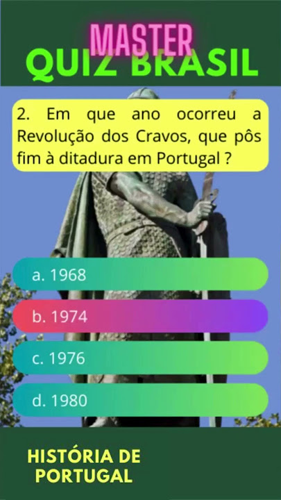Quiz História de Portugal: Desafio 2- Uma Jornada Fascinante 