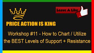 Workshop #11 - How to Chart / Utilize the Best Levels of Support + Resistance - PRICE ACTION IS KING