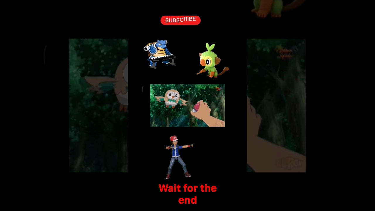 Pokemon Ash catches rowlet YouTube