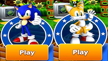 Sonic Dash Sonic VS Tails Gameplay (iOS, Android) Part 2