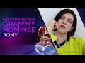 Romy Goes Deep On Her First GRAMMY Nomination For "Strong" with Fred Again.. and Stuart Price