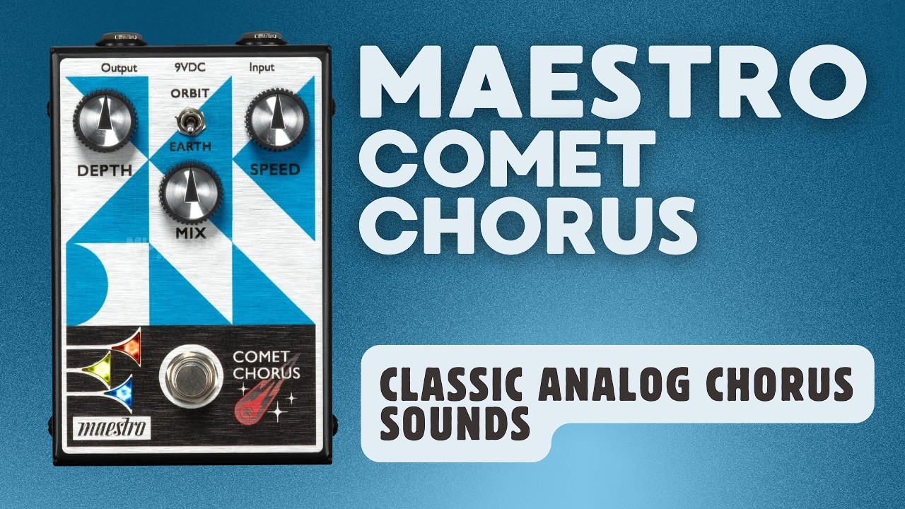 Maestro | Comet Chorus Pedal Demo - YouTube