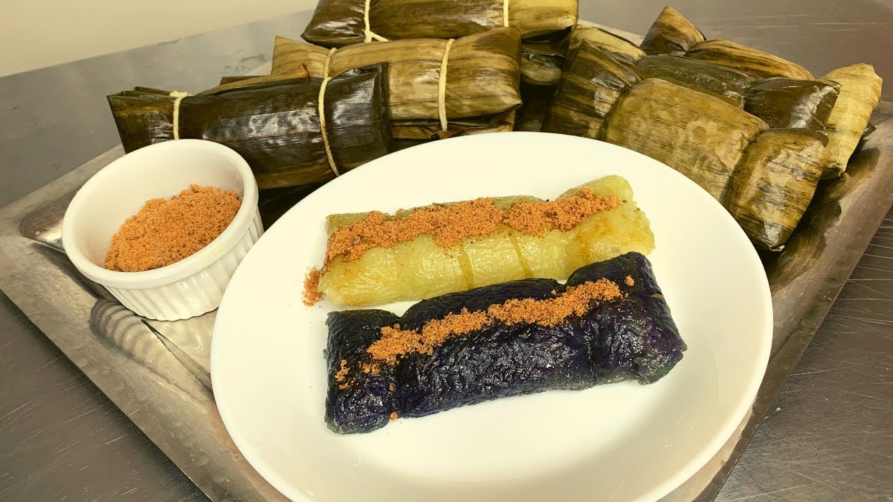 30 Minutes Ube at Original Flavor SUMAN SA LIHIYA Gamit ang Homemade Lye Water(Baking Soda at Tubig)