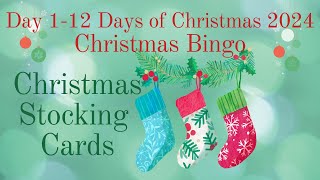 Day 1 - 12 Days Of Christmas/ Christmas Bingo