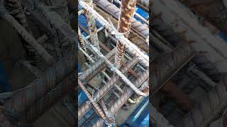 বীম ও কলামের জয়েন্টে কিভাবে রিং বাধবেন ।