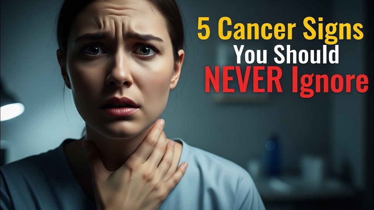 5 early signs of cancer most people ignore until it's  too late