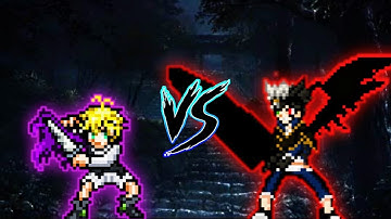Meliodas TP OP (all form) VS Asta (all form) in Jump Force Mugen