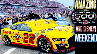 DIVIDE AND CONQUER! THE @NASCAR DAYTONA 500 & DISNEY'S ANIMAL KINGDOM AND EPCOT WEEKEND - EPIC!