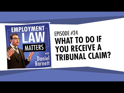 What to do if you receive a tribunal claim?