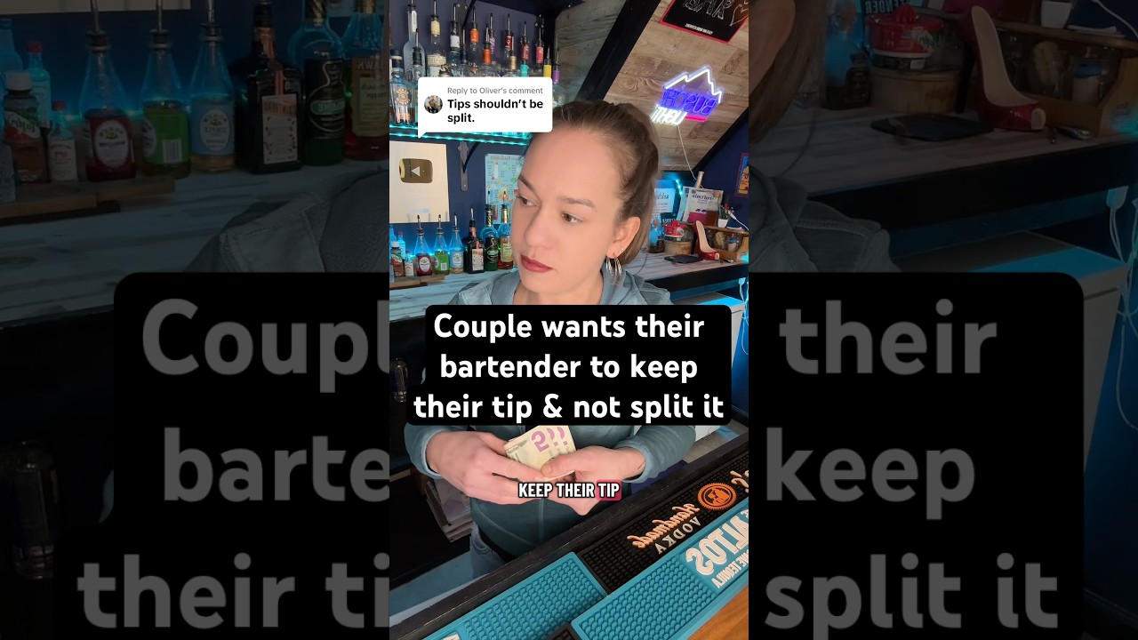what happens when bartenders working behind the same bar don’t split their tips? #bartender