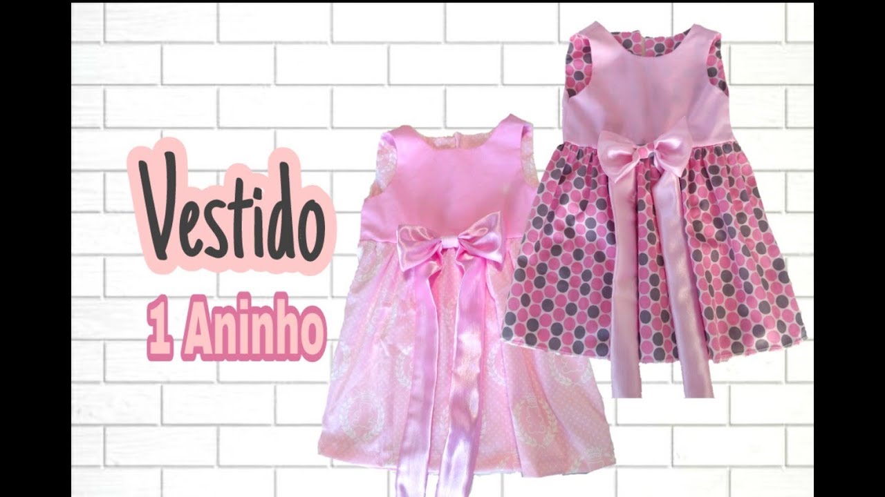 vestidinho para bebe de 1 ano