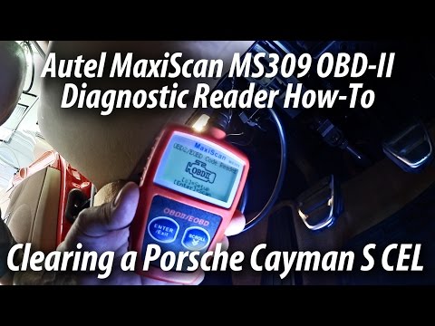 Autel MaxiScan MS309 OBD-II Reader | Tutorial Nel 2006 Porsche Cayman S