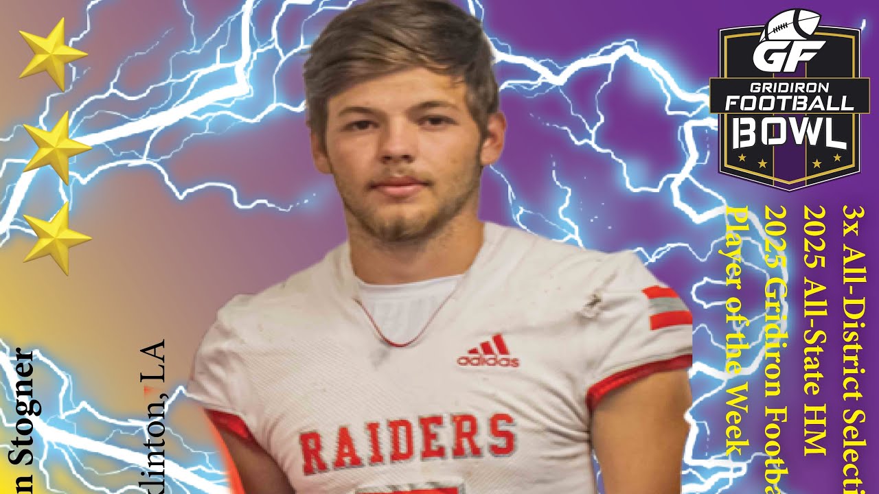 Кейдин Стогнер, лайнбекер из средней школы Пайн (Франклингтон, Луизиана), участник Матча всех звё...