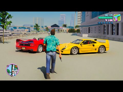 GTA: Vice City 2022 Remastered Gameplay! Ultra Realistic Next-Gen Graphics Mod [GTA 5 PC Mod]