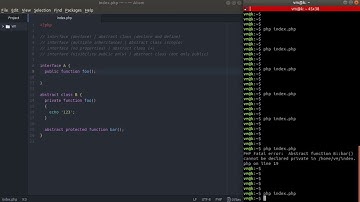 PHP OOP Tutorial #10: Interfaces VS Abstract classes